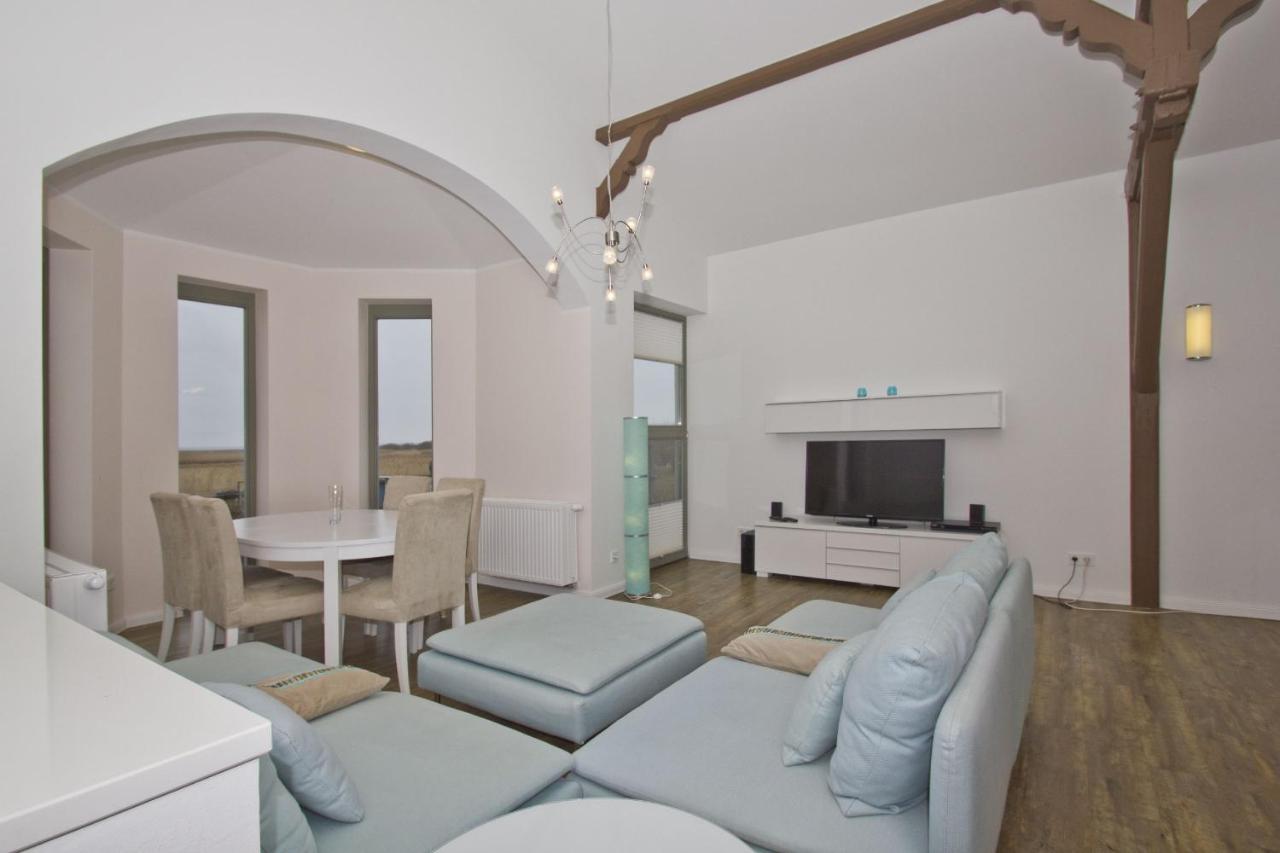Ferienhaus Distelfink Fewo 04 Terrasse, Meerblick Groß Zicker Eksteriør billede